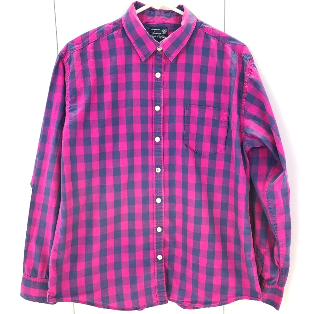 American Eagle Boyfriend Fit Button Down